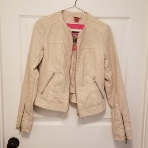 Bernardo Faux Leather Moto Jacket XS NWOT